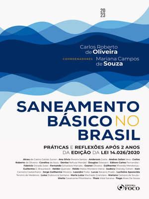 cover image of Saneamento básico no Brasil